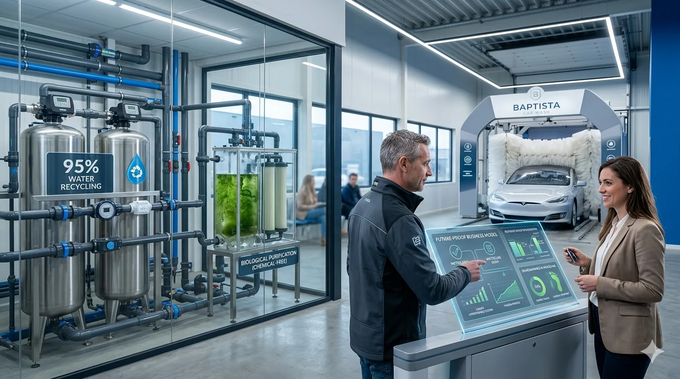 Duurzame wastechnieken | Baptista Carwash Systems